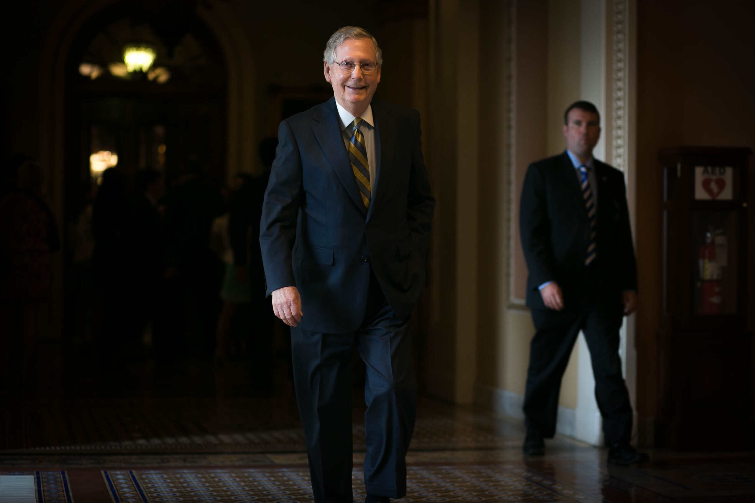 McConnell re-elected as Senate majority leader