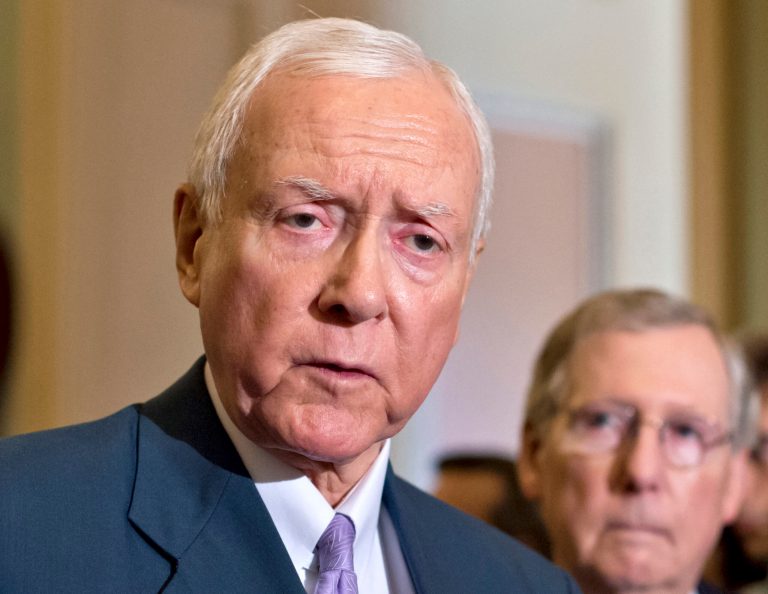 Sen. Orrin Hatch says the Republicans should keep the nuclear option, which places him in agreement with prominent grassroots conservatives. (AP Photo/J. Scott Applewhite, File)