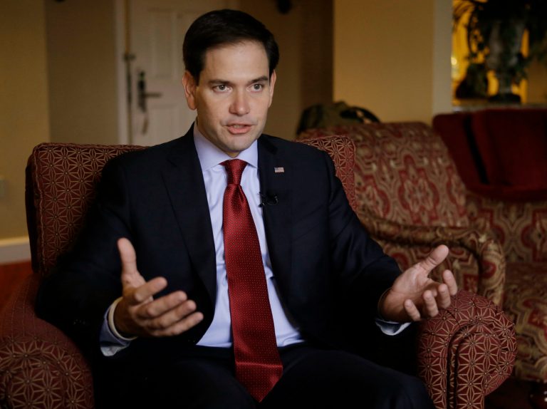 A watchdog group is suing the FEC to re-open an investigation into the national finance chair for Sen. Marco Rubio's presidential bid. (AP Photo/John Raoux)