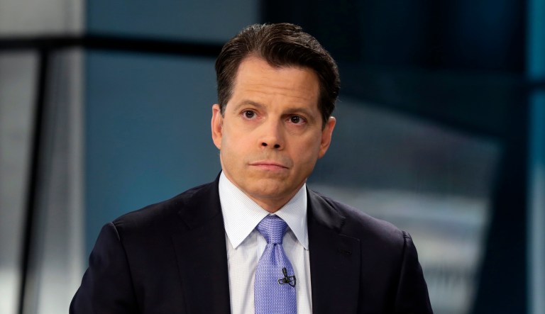 Anthony Scaramucci's company, Scaramucci ost, posted a survey that asked its followers whether 1 million, 1 to 2 million, 2 to 3 million, or more than 5 million people died during the Holocaust. (AP Photo/Richard Drew)