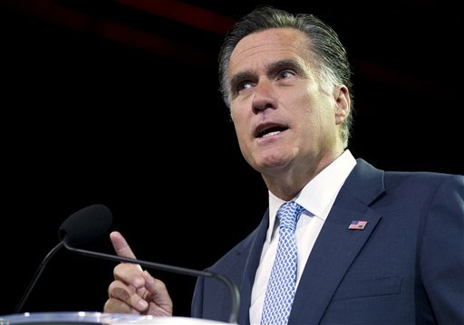 Republican presidential candidate Mitt Romney (AP photo)