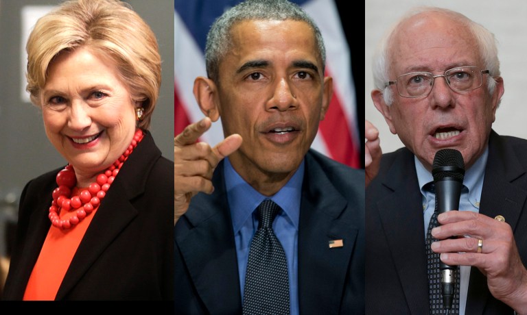 The Democratic Party machinery are fundraising and preparing Democrats to vote for any candidate who makes it. (AP Photo/Mike Groll)