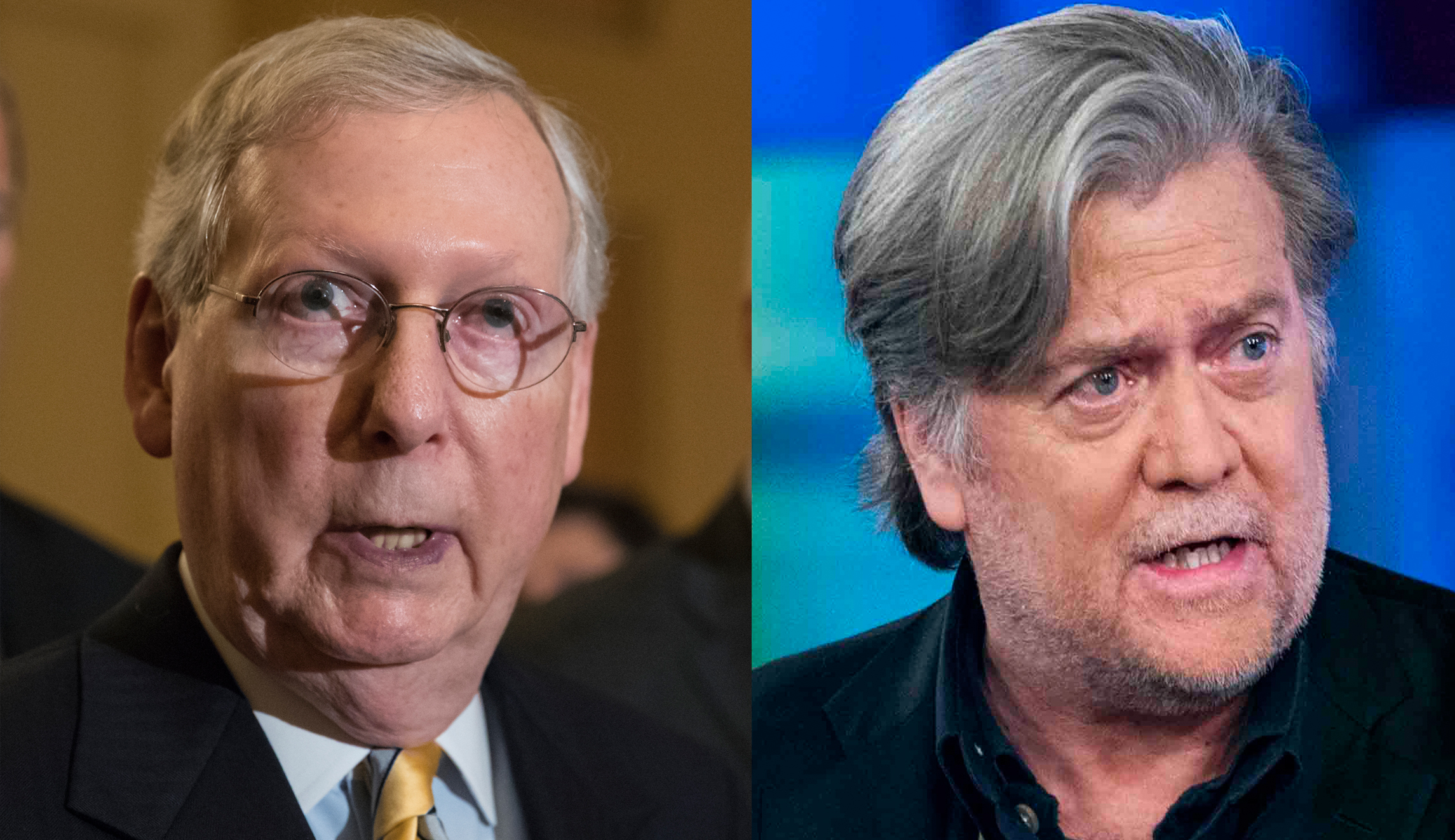 Mitch McConnell’s super PAC references allegations of anti-Semitism against Steve Bannon