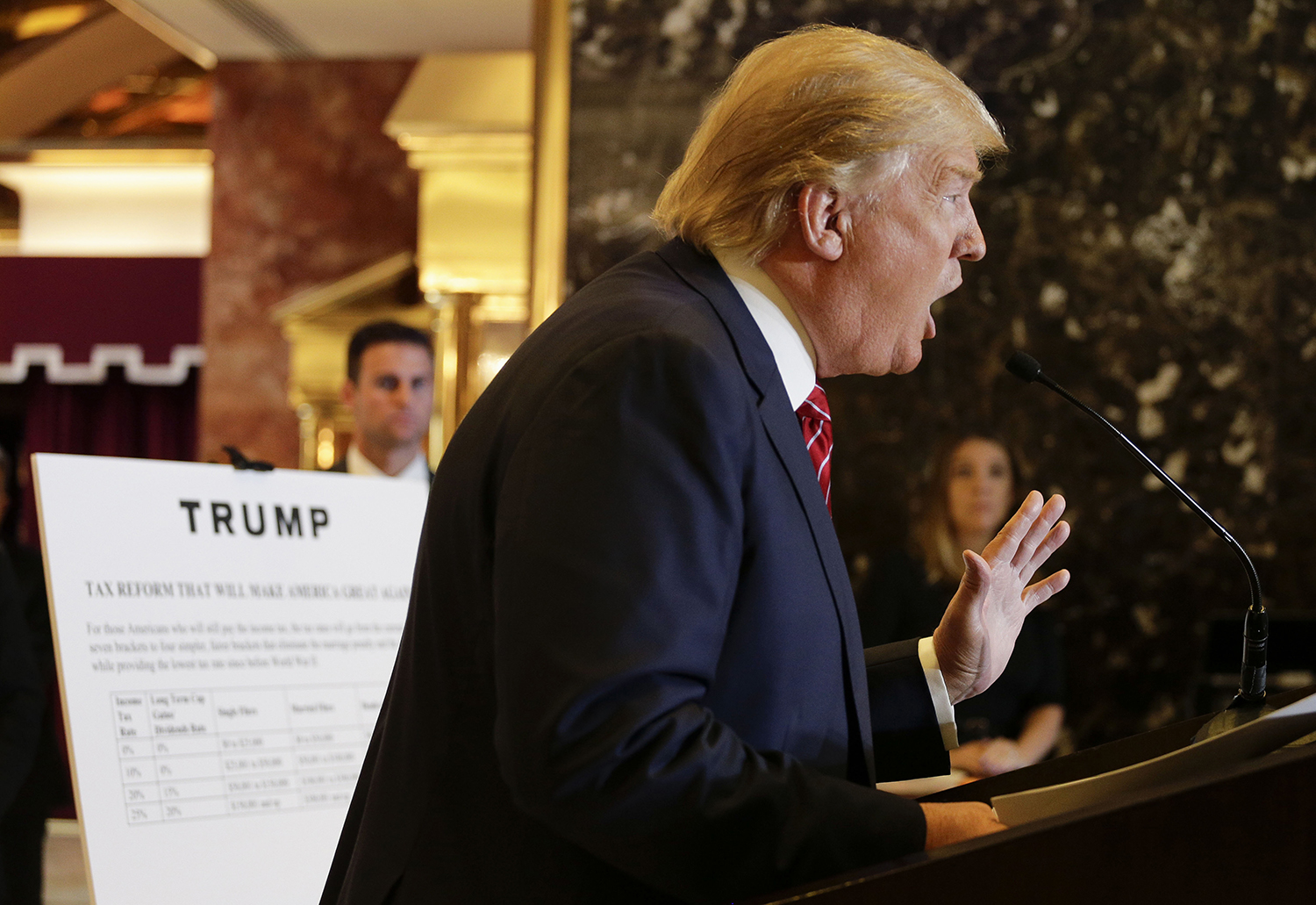 Trump tax plan scrubbed from website
