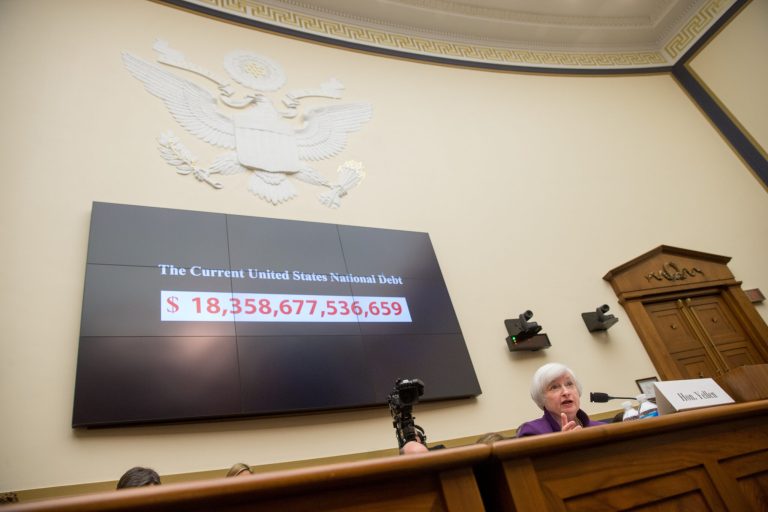 The debt increased by more than $789 billion in 2014 and by more than $919 billion in 2013. (AP Photo/Andrew Harnik)