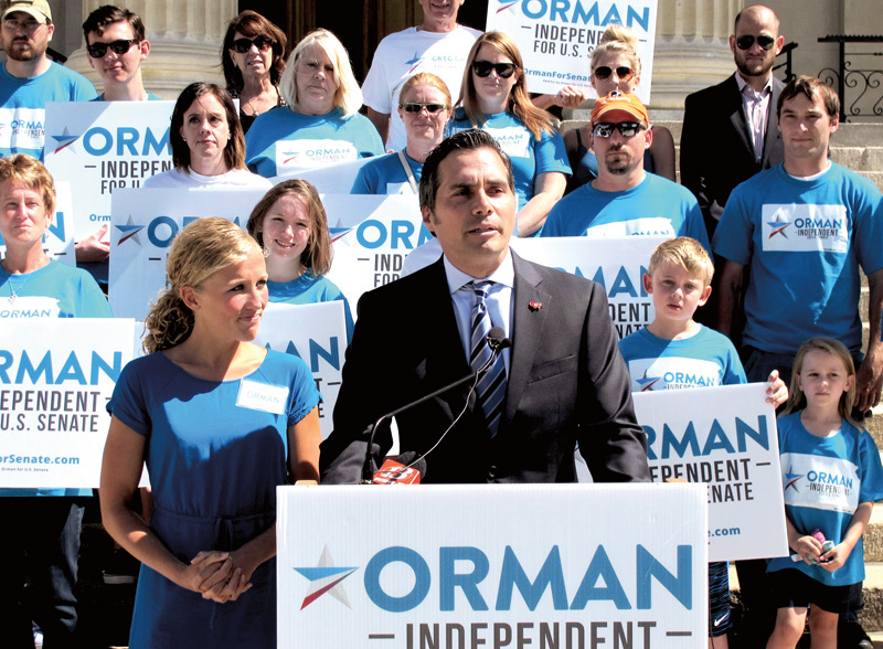 Greg Orman — canny in Kansas
