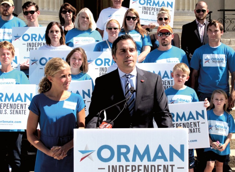 Greg Orman may have already won the Kansas Senate race, thanks to several savvy moves he made this summer. (AP Photo/John Hanna, File)