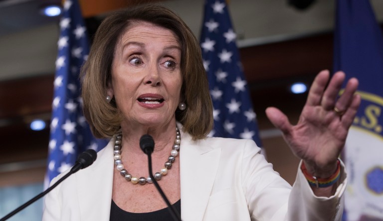 House Minority Leader Nancy Pelosi, D-Calif., said that the Republican effort to overhaul Obamacare is like a zombie rising from the dead. (AP Photo/J. Scott Applewhite)