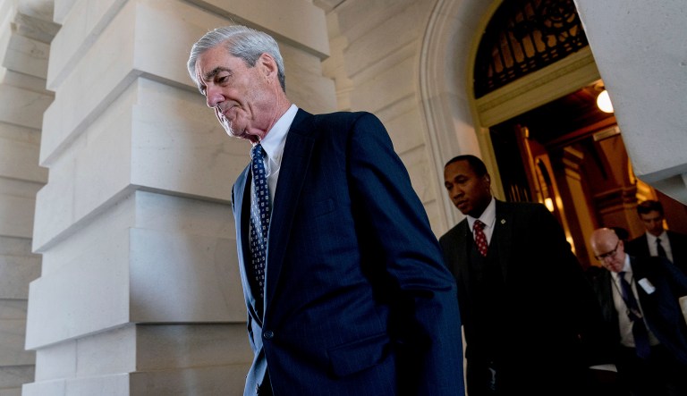 Robert Mueller's federal investigators and White House have had discussions to determine who was involved in writing Trump's statement and whether certain information was purposely left out. (AP Photo/Andrew Harnik, File)