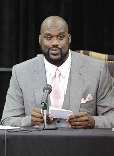 John Raoux/AP
Shaquille O'Neal will be joining the TNT team of host Ernie Johnson and analysts Charles Barkley and Kenny Smith for pre and postgame shows.