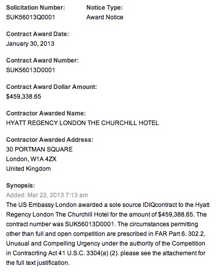 Biden’s $459,388.65 Hotel Bill