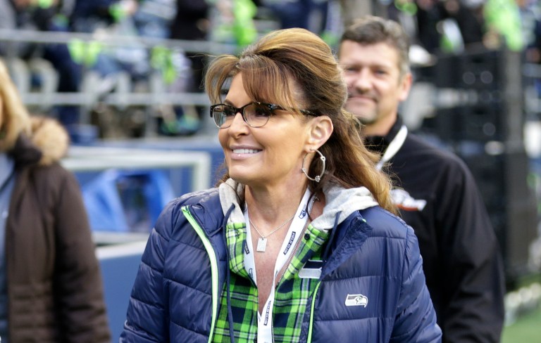 Palin spends most of her time now on social media posting inflammatory memes and lengthy commentaries on whatever happens to be in the news cycle. (AP Photo/Scott Eklund)