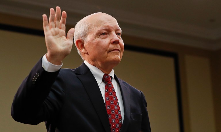 After the election, Republican leaders could be forced once again by conservative lawmakers to consider the idea of impeaching IRS Commissioner John Koskinen on the House floor. (AP Photo/Pablo Martinez Monsivais)