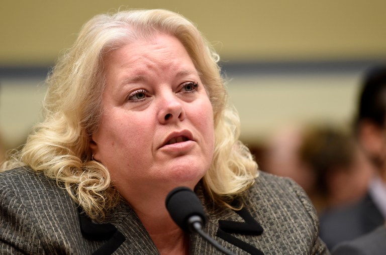 OPM Chief Information Office Donna Seymour is resigning just before she was scheduled to testify before Congress. (AP Photo/Susan Walsh)