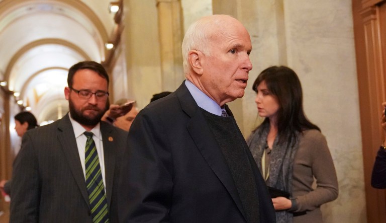 McCain's anticipated return to work could come at a critical moment as Republicans in Congress are working to finalize a major tax reform deal by next week. (AP Photo/Pablo Martinez Monsivais)