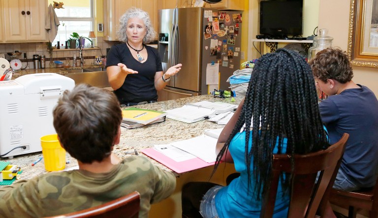 If parents wish their children had a better education than what they're experiencing at public school, and private school is financially off-limits, it might be worthwhile to consider homeschooling. (AP Photo/Sue Ogrocki)