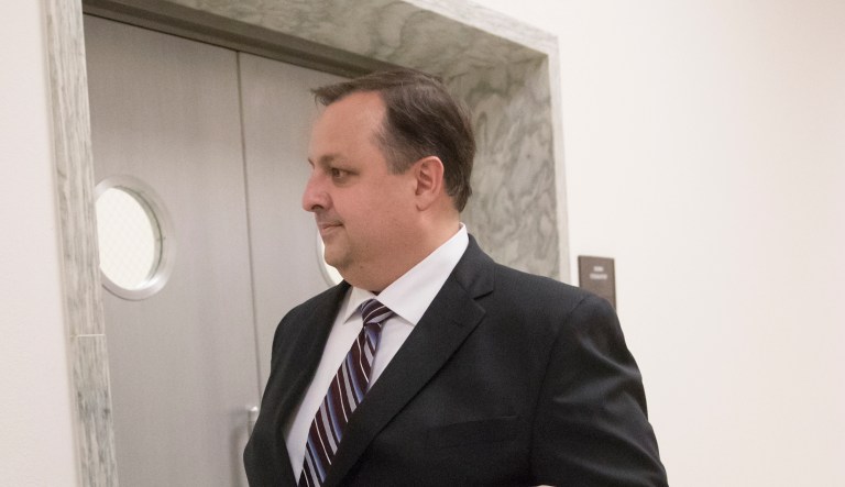 Walter M. Shaub Jr., director of the U.S. Office of Government Ethics, announced his resignation on Thursday after months of clashing with the Trump administration. (AP Photo/J. Scott Applewhite, File)