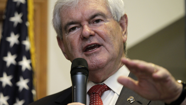 Gingrich warns against military action in Syria. AP Photo