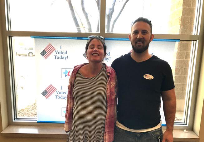 Sosha Adelstein of Boulder, Colo., was due on Election Day but went into labor on Friday. (Courtesy Photo/Boulder News)