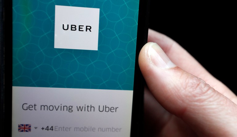 In a shock announcement on Friday, the Mayor of London's transport authority banned Uber from operating in the city. (AP Photo/Kirsty Wigglesworth)