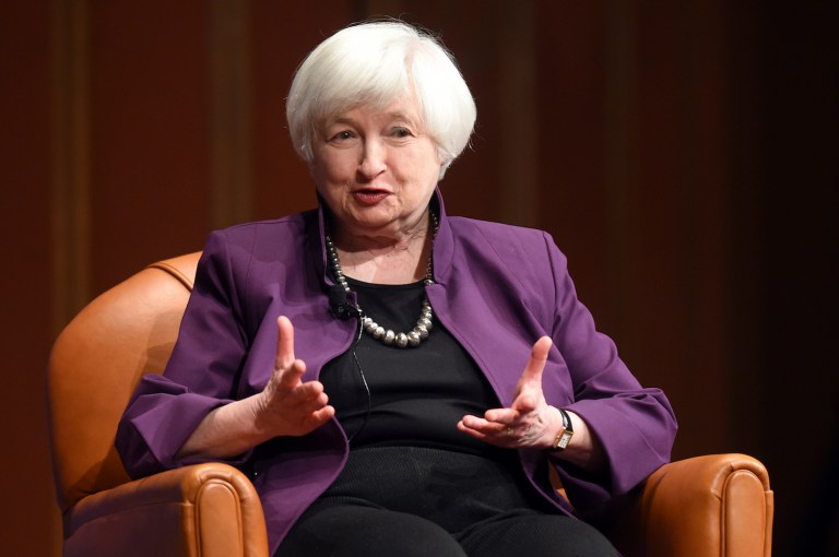 Fed chief says dropouts played a role in the decline in the unemployment rate in past years. (Melanie Maxwell /The Ann Arbor News via AP)