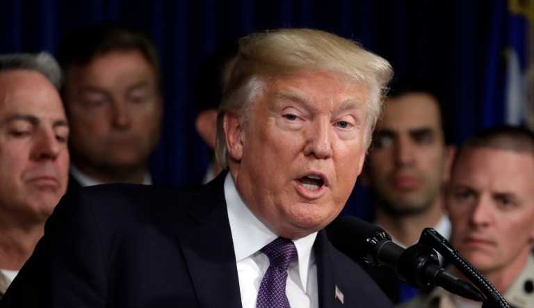 President Trump complained that the NBC journalists who reported that Secretary of State Rex Tillerson threatened to resign never reached out to him for comment. (AP Photo/Evan Vucci)