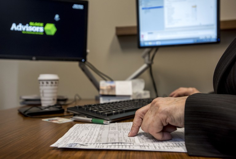 The administration required firms this year to send out forms to workers with gaps in insurance coverage. (David Paul Morris/Bloomberg)