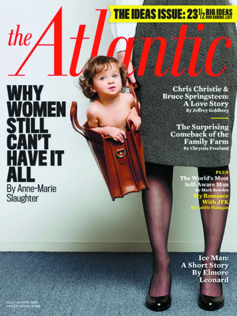 This magazine cover image released by The Atlantic magazine shows cover from the July/August 2012 issue featuring an article by former State Department official Anne-Marie Slaughter. The piece by Anne-Marie Slaughter describes her struggles balancing a high-powered career with raising her two sons. Since her magazine story last week burst open the debate on the difficulties for working mothers, she has heard from hundreds of all ilks, most of whom were grateful that such a high-flying career juggler has spoken up about the need for more flexibility on the job. (AP Photo/The Atlantic)