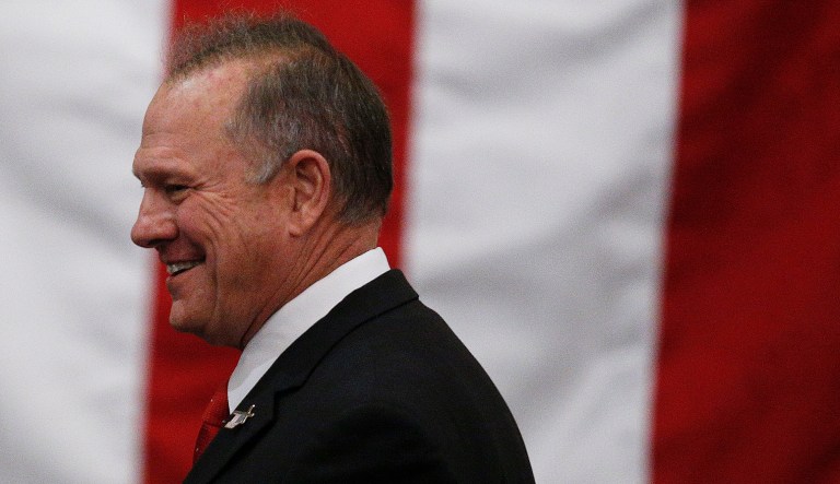 If Republican Roy Moore were to win the Alabama Senate seat after most Republicans in Congress shunned him over multiple accusations of sexual misconduct, it could boost a budding populist insurrection claimed by former White House strategist Steve Bannon. (AP Photo/Brynn Anderson)
