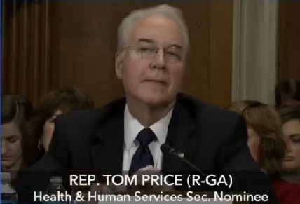 Price: Insurance for All Has ‘Always Been My Stated Goal’