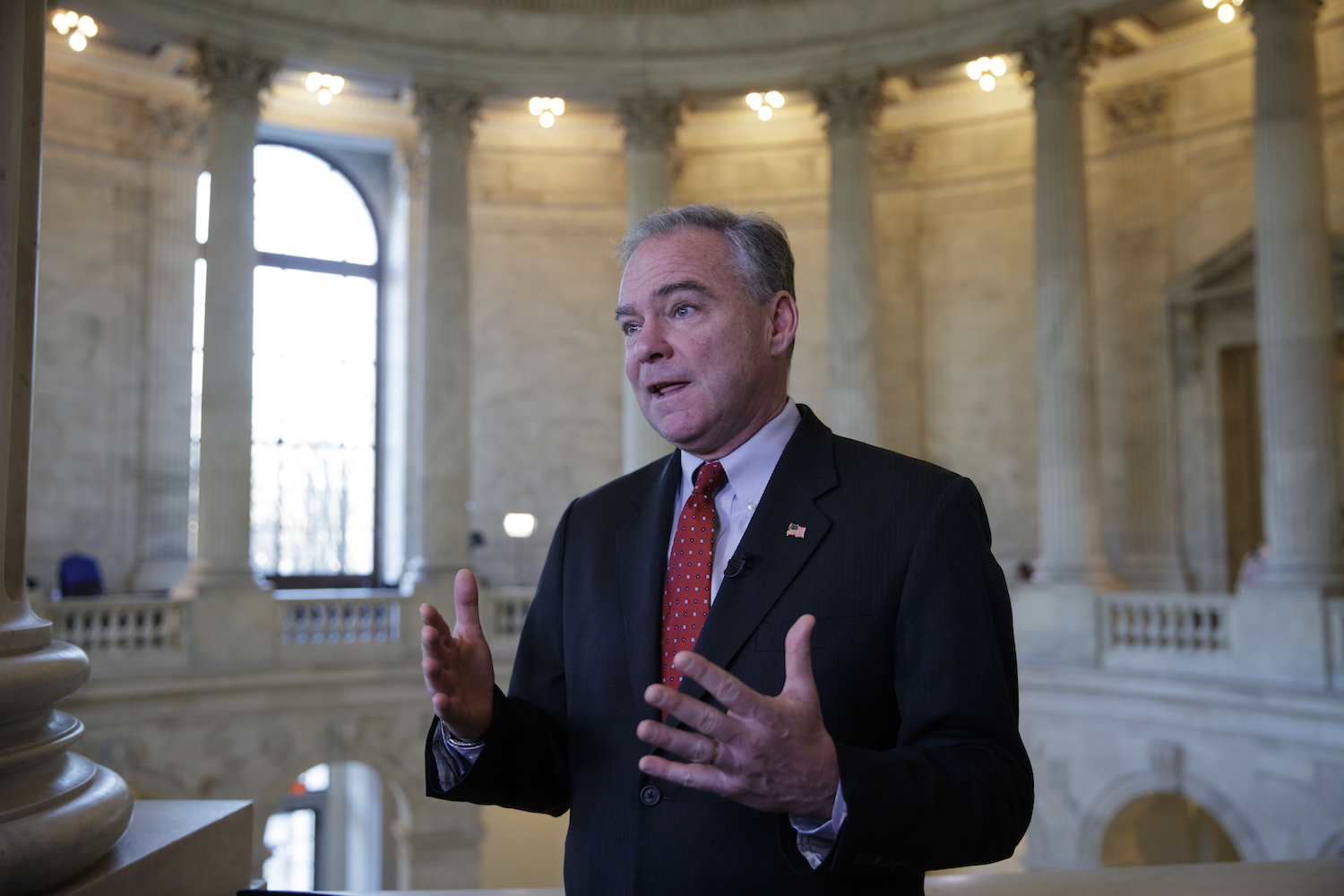 Does Tim Kaine really believe states would strip kids of Medicaid if they could?