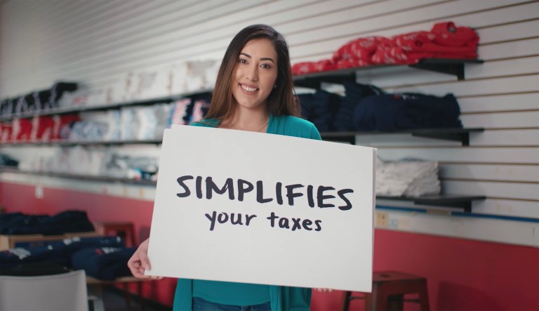 The ad features apparent middle-class Americans holding signs showcasing the different benefits they are receiving from the new tax bill. (iStock photo)