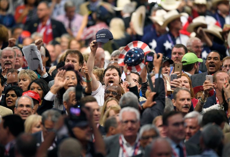 The Republican Party can hardly claim that it is a party of law and order after their convention devolved into lawlessness on Monday afternoon. (AP Photo/Mark J. Terrill)