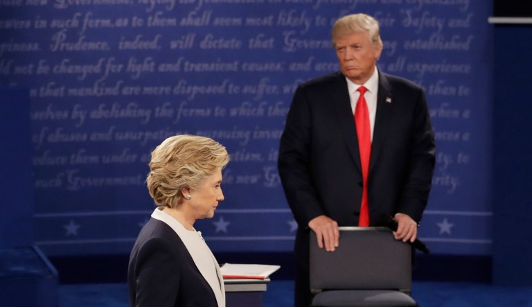 Former Democratic presidential nominee Hillary Clinton said that there is no 