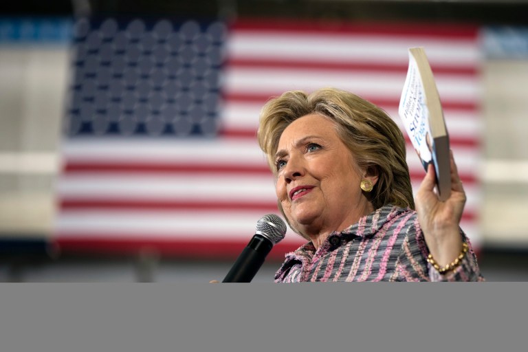 The easiest argument to make is that free college isn't actually free, it merely shifts the costs from students to taxpayers. Hillary Clinton's plan is projected to cost over half a trillion dollars. (AP Photo)