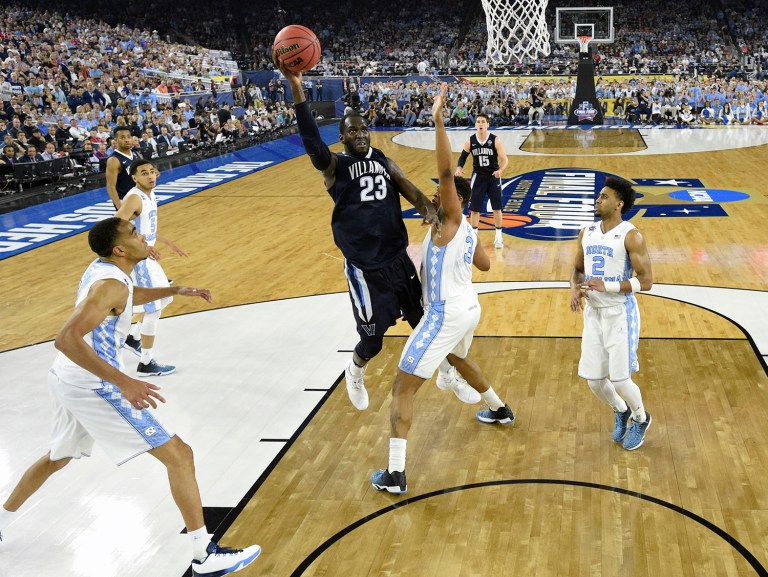 The NCAA said Monday all league tournament and championship games would be relocated, including the Division I women's soccer championship in December, the first- and second-round games of the Division I men's basketball tournament in March and the Division I women's lacrosse championship in May. (AP Photo/Chris Steppig, NCAA Photos Pool)