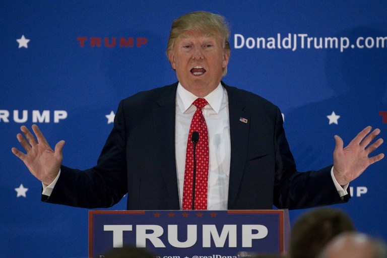 Fewer than 10 percent of respondents living in the nations surveyed expressed confidence in the presumptive Republican presidential nominee’s ability to handle affairs between the U.S. and other countries, while 85 percent said they would have no confidence in a President Trump. (Andrew Harrer/Bloomberg, File)