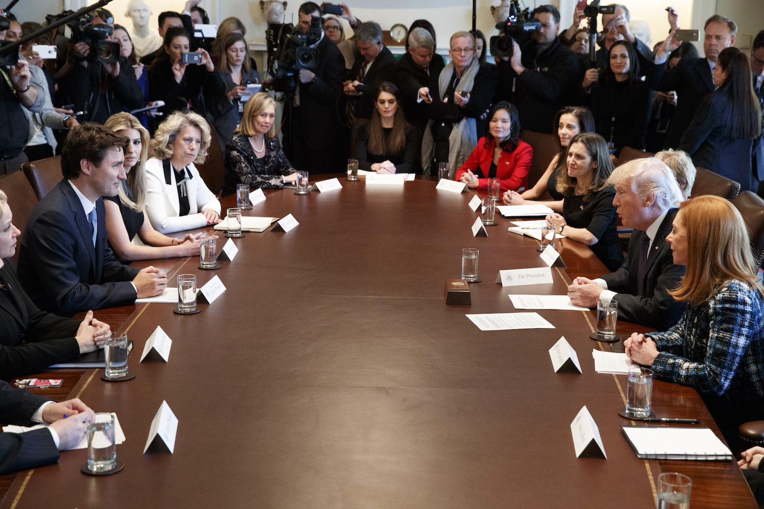 Trump, Trudeau launch women business leaders’ council