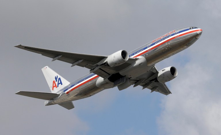 An American Airlines flight made an emergency landing in Dulles on Saturday after the plane's first officer became ill during the flight. (AP Photo/Alan Diaz)