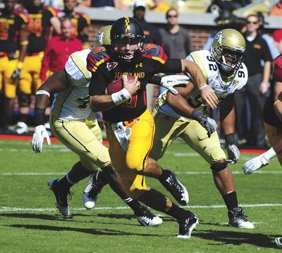Scott Cunningham/Getty Images
Maryland has not announced whether C.J. Brown, who ran for 124 yards a week ago, will replace Danny O'Brien at quarterback.