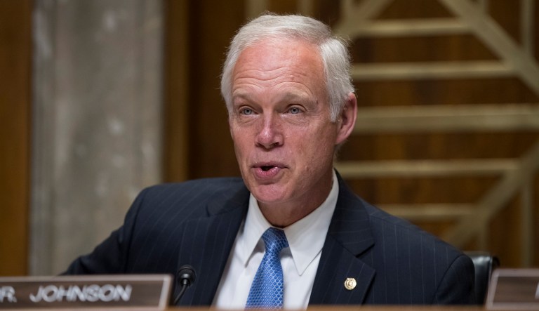 Sen. Ron Johnson, R-Wis., walked back comments that questioned whether Sen. John McCain's, R-Az., brain tumor affected his judgment when he voted against Obamacare repeal. (AP Photo/J. Scott Applewhite)