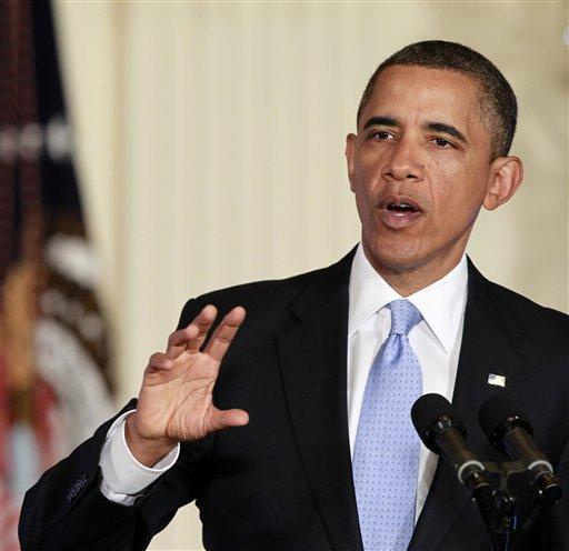 In this Jan. 13, 2012, file photo, President Barack Obama speaks in the East Room of the White House in Washington. 