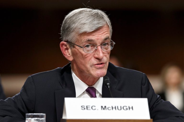 Army SecretaryÂ John McHugh said it's still too early to discuss whether women should have to sign up for the Selective Service as men have.Â (AP Photo/J. Scott Applewhite)