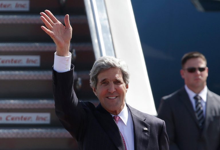 Secretary of State John Kerry has already traveled more than his predecessor Hillary Clinton did during her first year in the cabinet position, according to the Boston Globe. (AP Photo)
