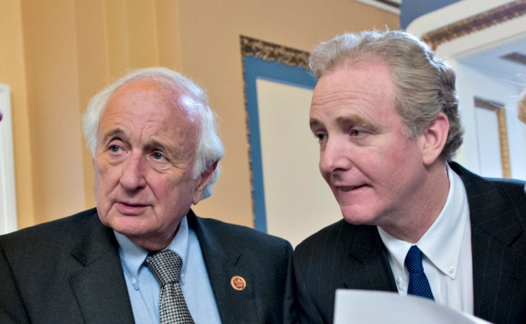 Reps. Chris Van Hollen of Maryland and Sander Levin of Michigan introduced a bill that would prevent U.S.-based companies from lowering the taxes they owe to the Treasury by issuing debt to parent companies overseas. (AP Photo/J. Scott Applewhite)