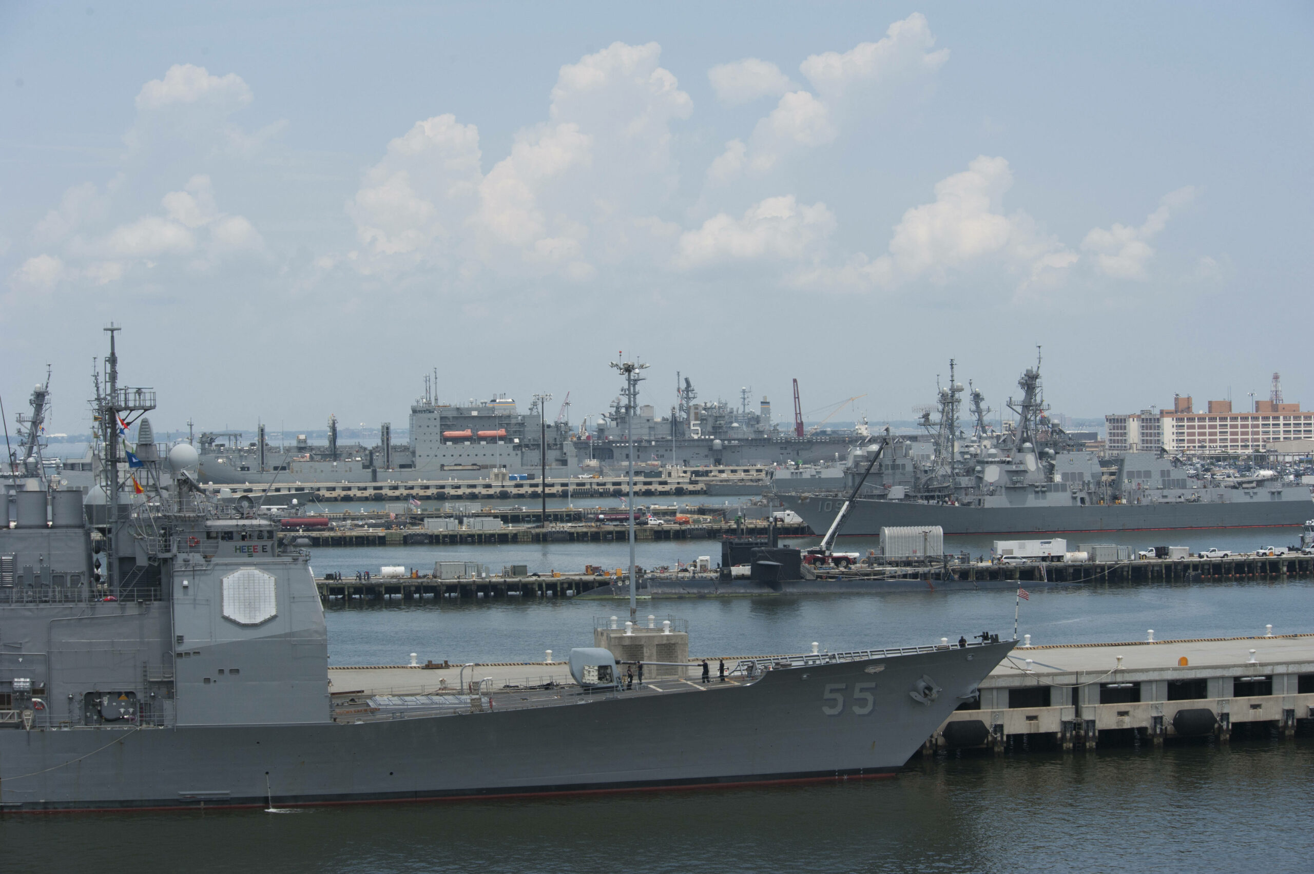 Top Navy leader says coastal bases are at risk from rising sea levels