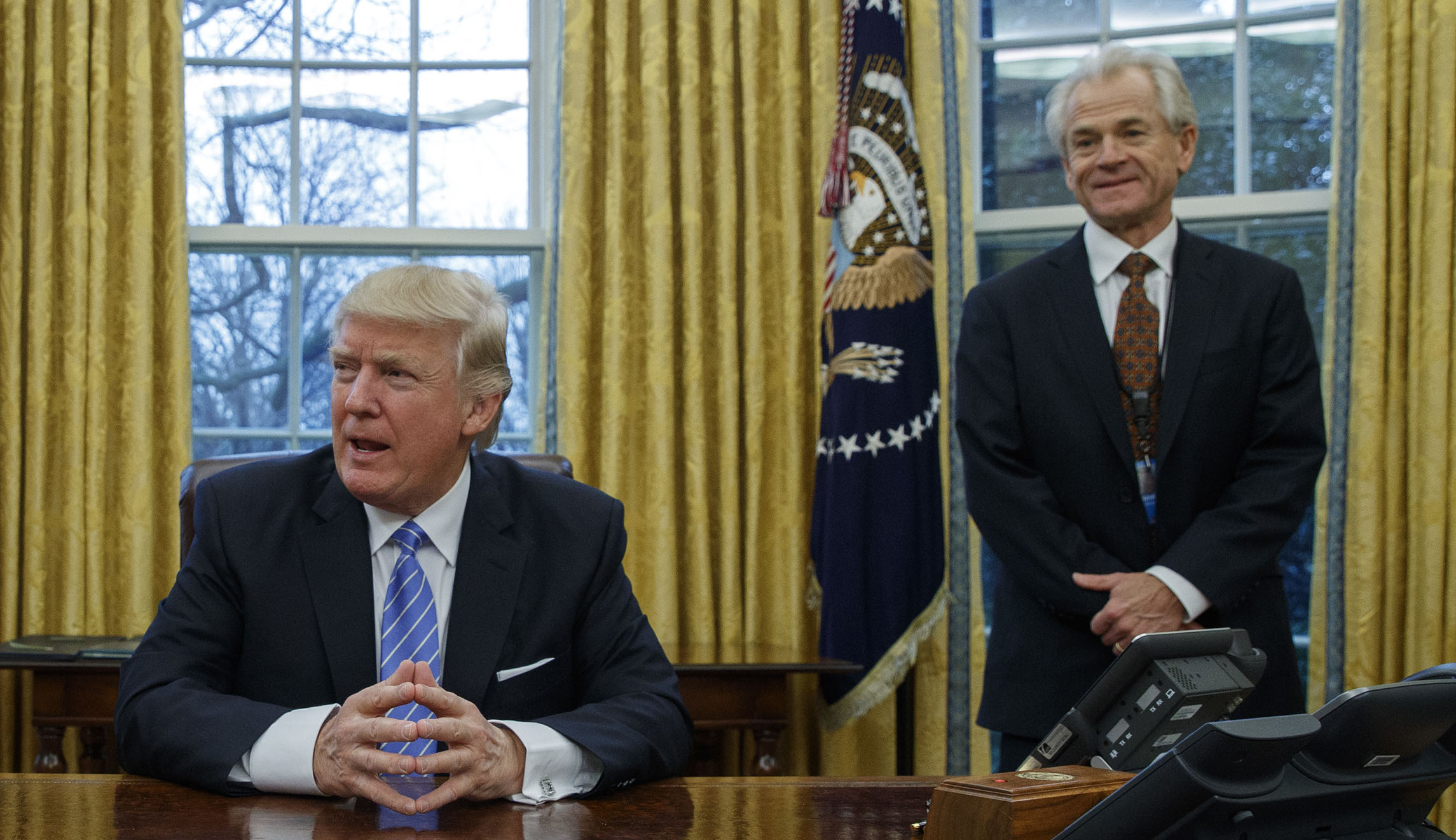 Trade hawk Peter Navarro says he’s not a candidate to replace Gary Cohn as top Trump adviser