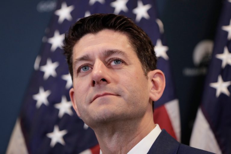 The demonstration demanded Paul Ryan support passage of a clean Dream Act. (AP Photo/J. Scott Applewhite)