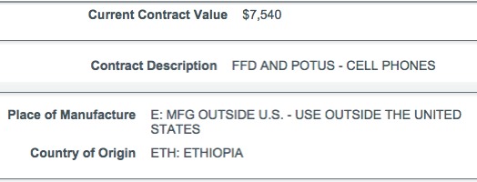 Feds Spend $7,540 for Cell Phones For President Obama’s Trip to Ethiopia