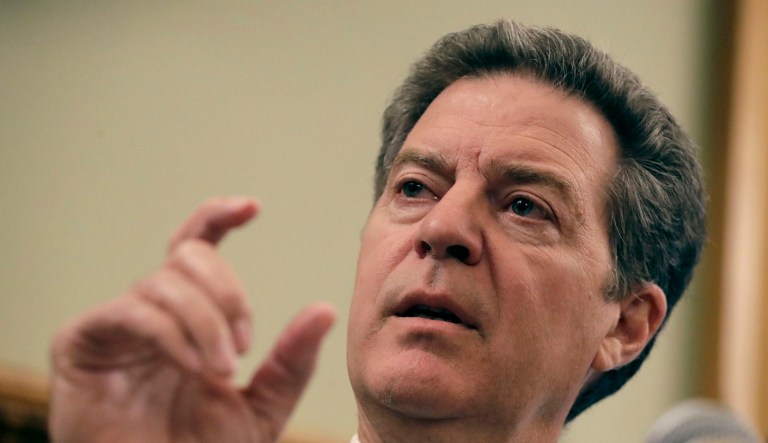 Last week, Trump nominated Gov. Sam Brownback to serve in the position of Ambassador at Large for International Religious Freedom, a position within the U.S. State Department. (AP Photo/Charlie Riedel)